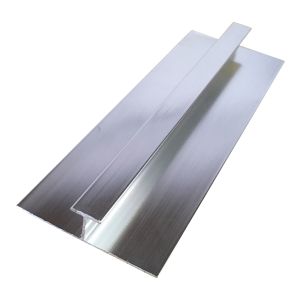 Aluminium Bright Silver H Joining Bar 10mm