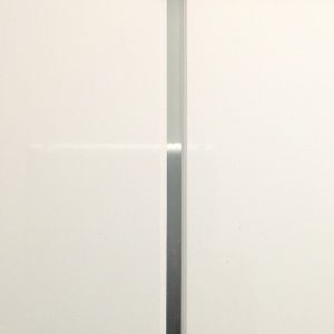 Gloss White Chrome 5mm Bathroom Ceiling Cladding