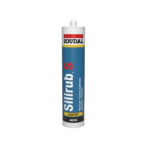 Soudal Silirub S Sanitary Silicone White 300ml