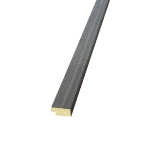 Sulcado Grey Oak 3D Slat Wall Panel Trim Right
