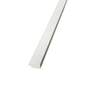 Sulcado White 3D Slat Wall Panel Trim Right