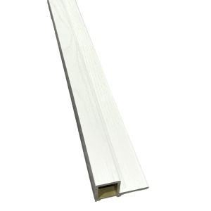 White Ash Slat Wall Panel Trim - Large Left