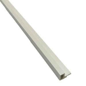 White Ash Slat Wall Panel Trim - Small Left