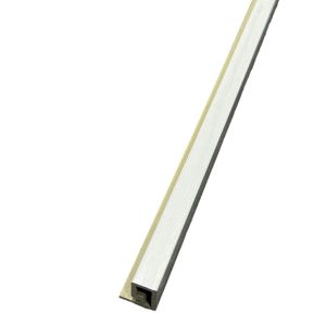 White Ash Slat Wall Panel Trim - Small Right