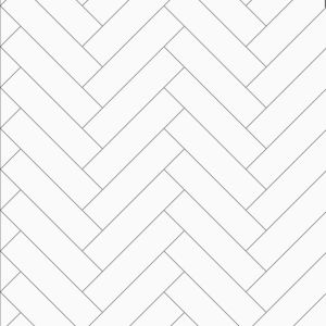 White Chevron Gloss Tile Effect PVC Panel 8mm