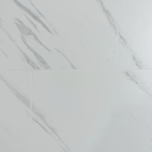 White Marble Grout Line Tile Effect PVC Panel