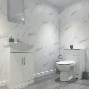 White Marble Matt PVC Panel 5mm