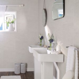 Swish Marbrex Whitestone Large Bathroom Cladding