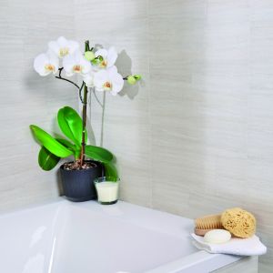 18 Swish Marbrex Moonstone Standard Tile Effect Bathroom Wall Panels PVC Plastic 