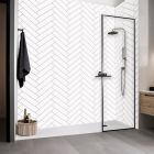 Chevron_White_PVC_Shower_Panel_1m_Lifestyle