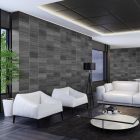 Multi Tile Anthracite 8mm Wall Panel