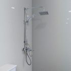 Grey Sparkle PVC Shower Panel 1m
