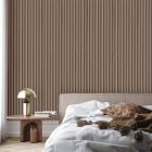 Light Walnut Slat Wall Panel Large Design