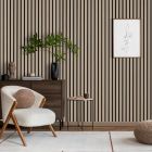 Natural Oak Acoustic Slat Wall Panel 0.6m x 2.4m