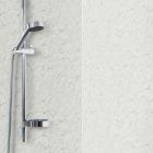 White Marble 1m Shower Wall Panel
