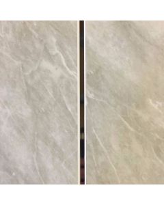 Grey Marble Chrome 5mm Bathroom Wall Cladding