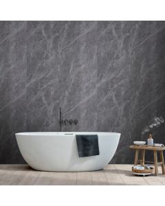 Dark Grey Granite PVC Shower Panel 1m