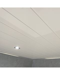 Gloss White Twin Embedded PVC Panel
