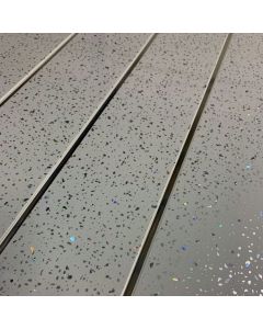 Grey Sparkle Chrome 5mm Wall Panel
