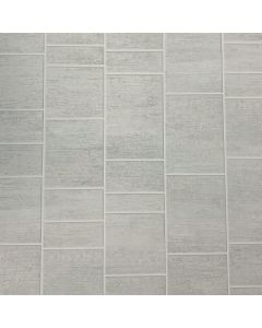 Multi Grey Tile 1m Shower Wall Panel