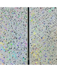 Platinum White Sparkle Chrome 8mm Wall Cladding