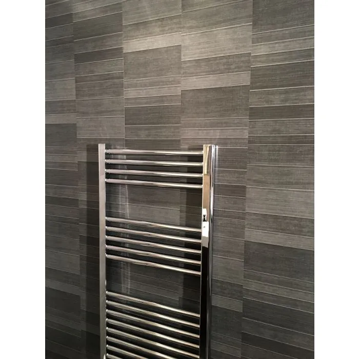 4 Panels DBS Carbon Modern Tile Effect Bathroom Wall Panels Kitchen Cladding Shower Wall PVC 
