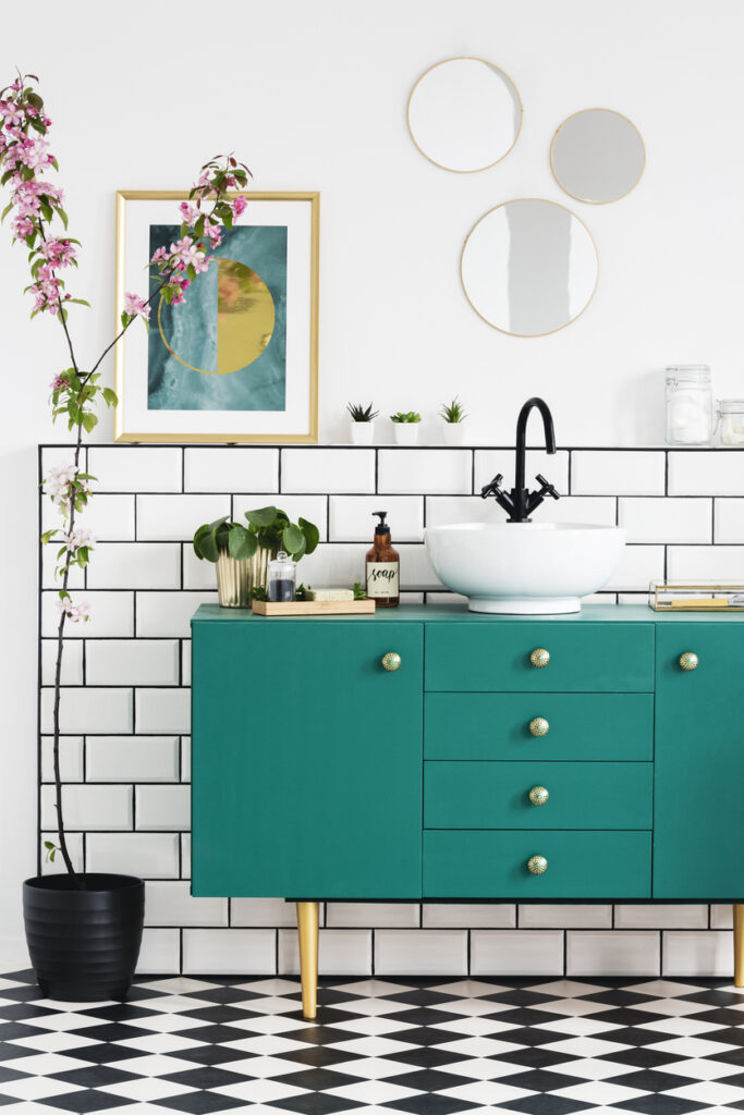 Subway-style tile cladding